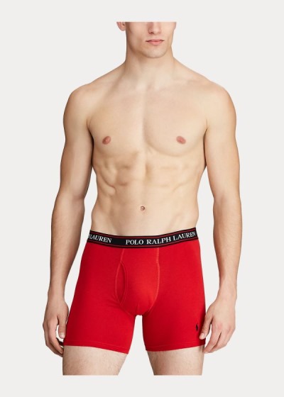 Men's Polo Ralph Lauren Stretch 3-Pack Briefs | 913746EPC